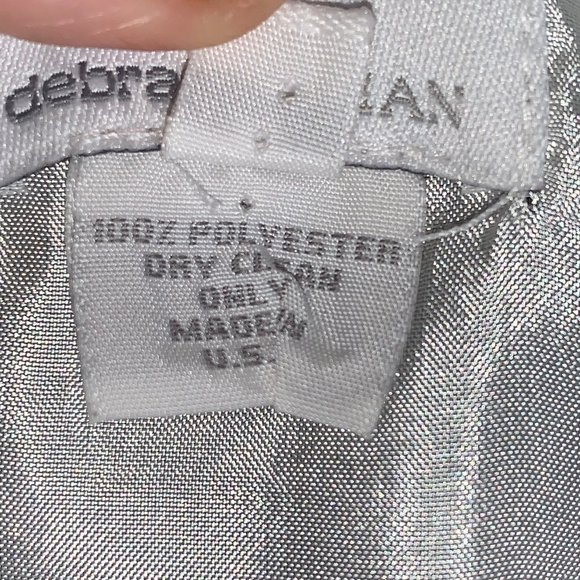 Debra Rodman Sleeveless Black Ivory Overlay Dress - Picture 8 of 8